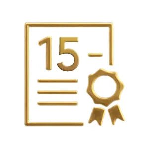 15-Year Warranty